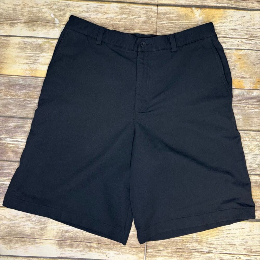Nike Golf Dri-Fit‎ Lined Motion Control Waist Black Shorts Mens Sz 32